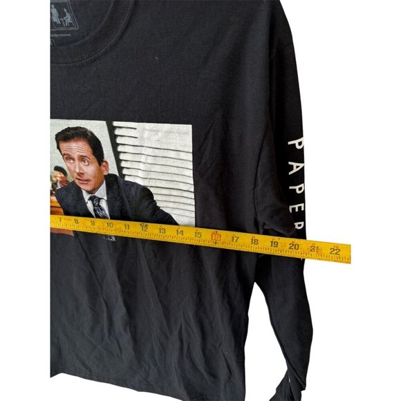 The Office Long Sleeve Graphic Tee Michael Scott "Thats What She Said" Black Siz - Picture 3 of 5